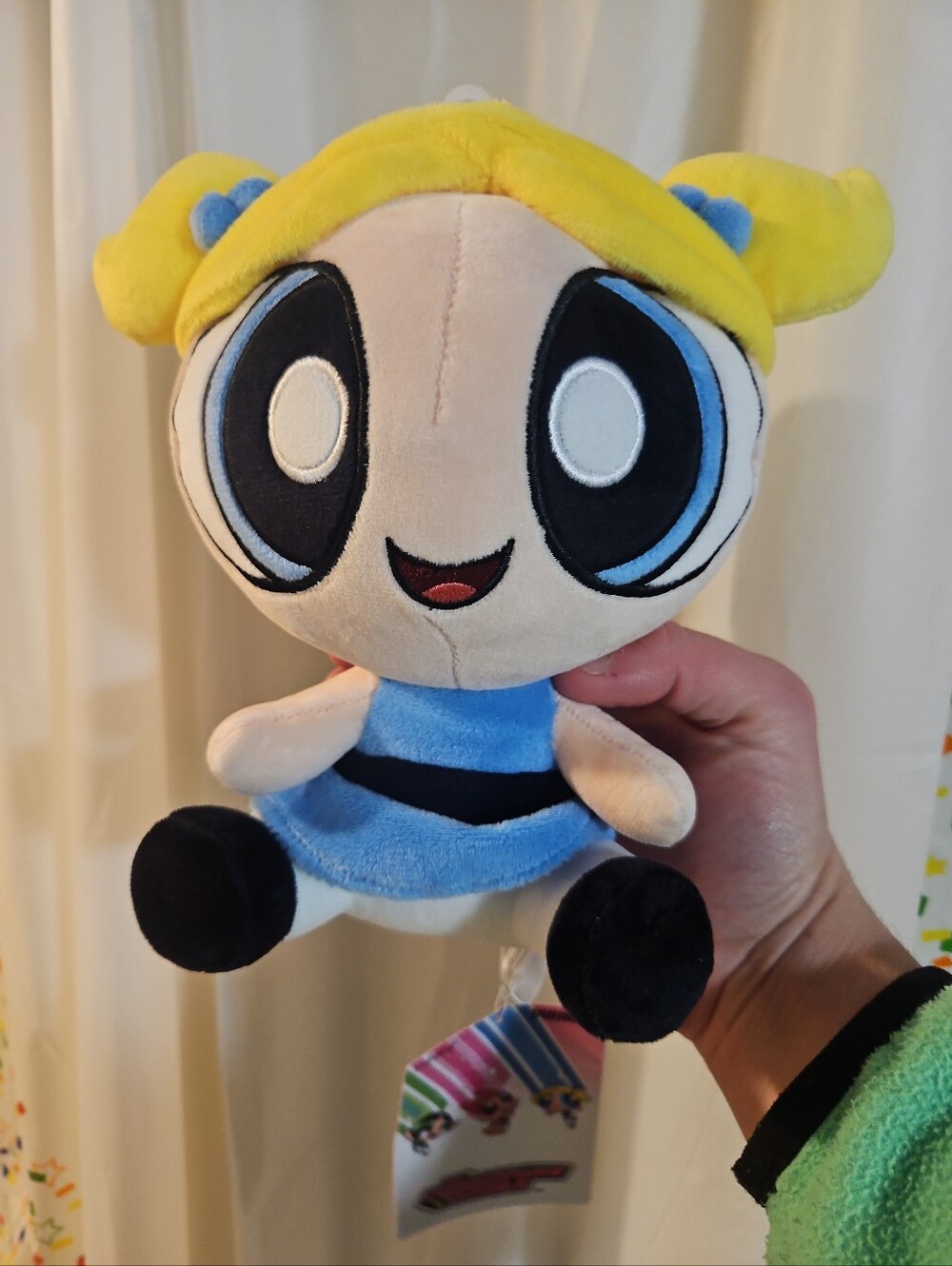Plush - Kidrobot Phunny - The PowerPuff Girls Bubbles 7" Soft Doll NEW Kidrobot